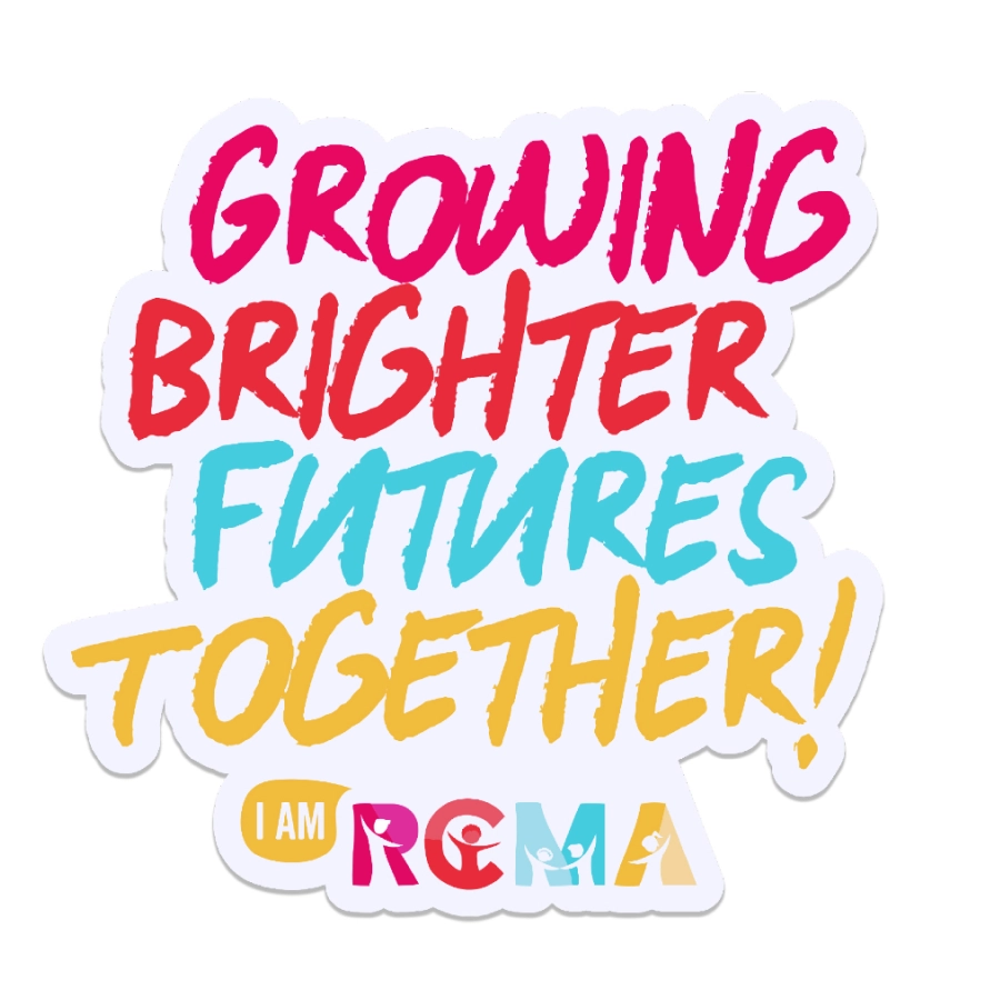 Growing Brighter Futures together RCMA sticker